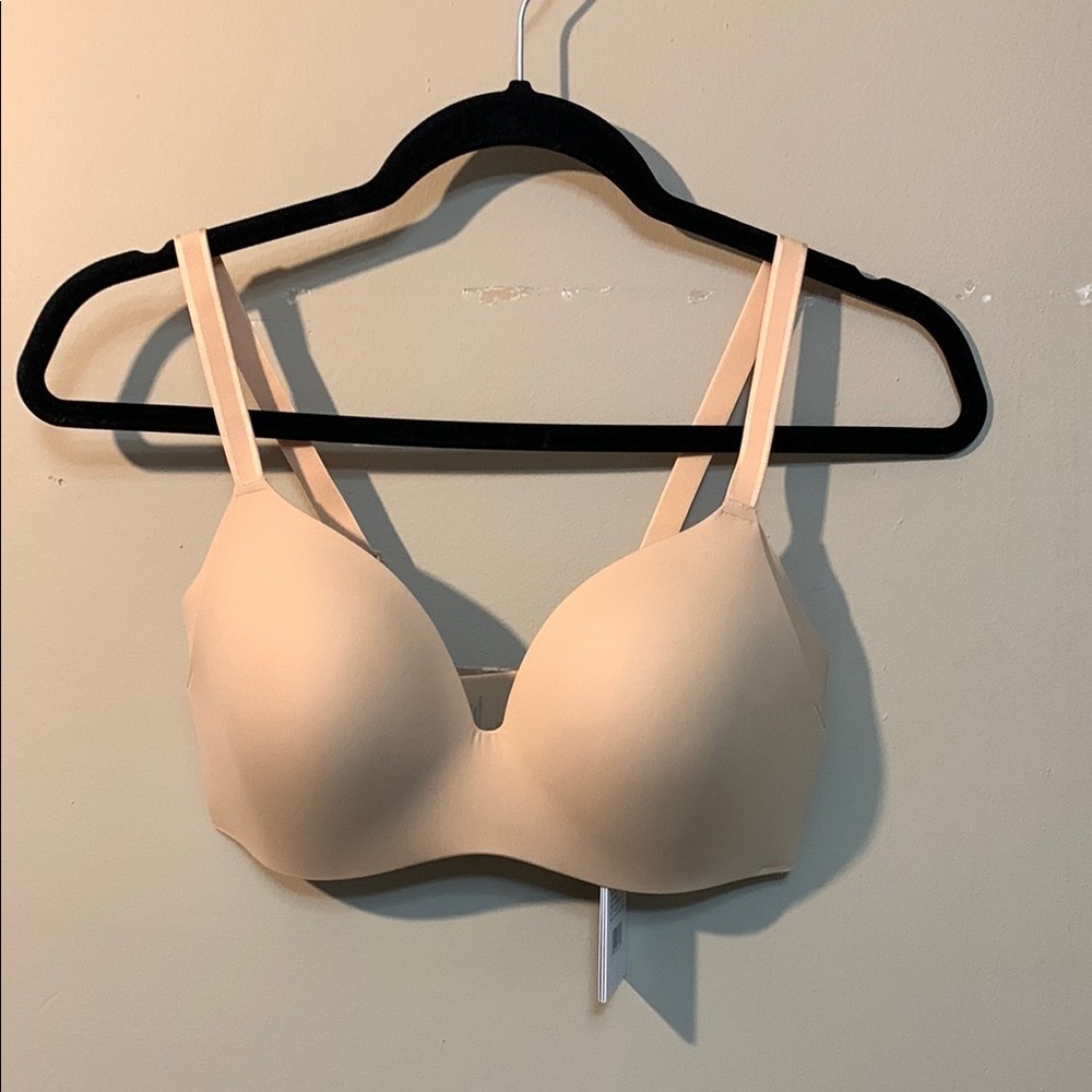 Knix Women’s Wing Contour Bra Seamless Warm Sand Bra 34C